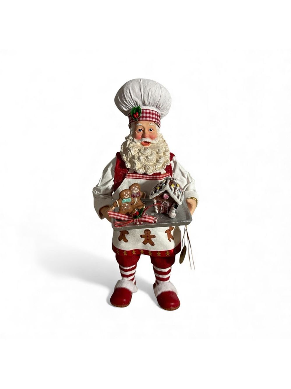 Kurt S. Adler KSA Collectibles Chef Santa Holiday Seasonal Figurine Gingerbread